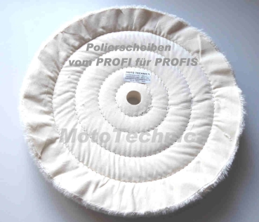Polierscheibe Stoff hart Vorpolieren Reinigung PROFI INDUSTRIE- QUALITÄT Auswahl 100 mm - 1.000 mm Durchmesser